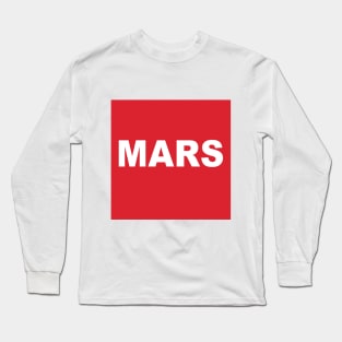 Mars the planet Long Sleeve T-Shirt